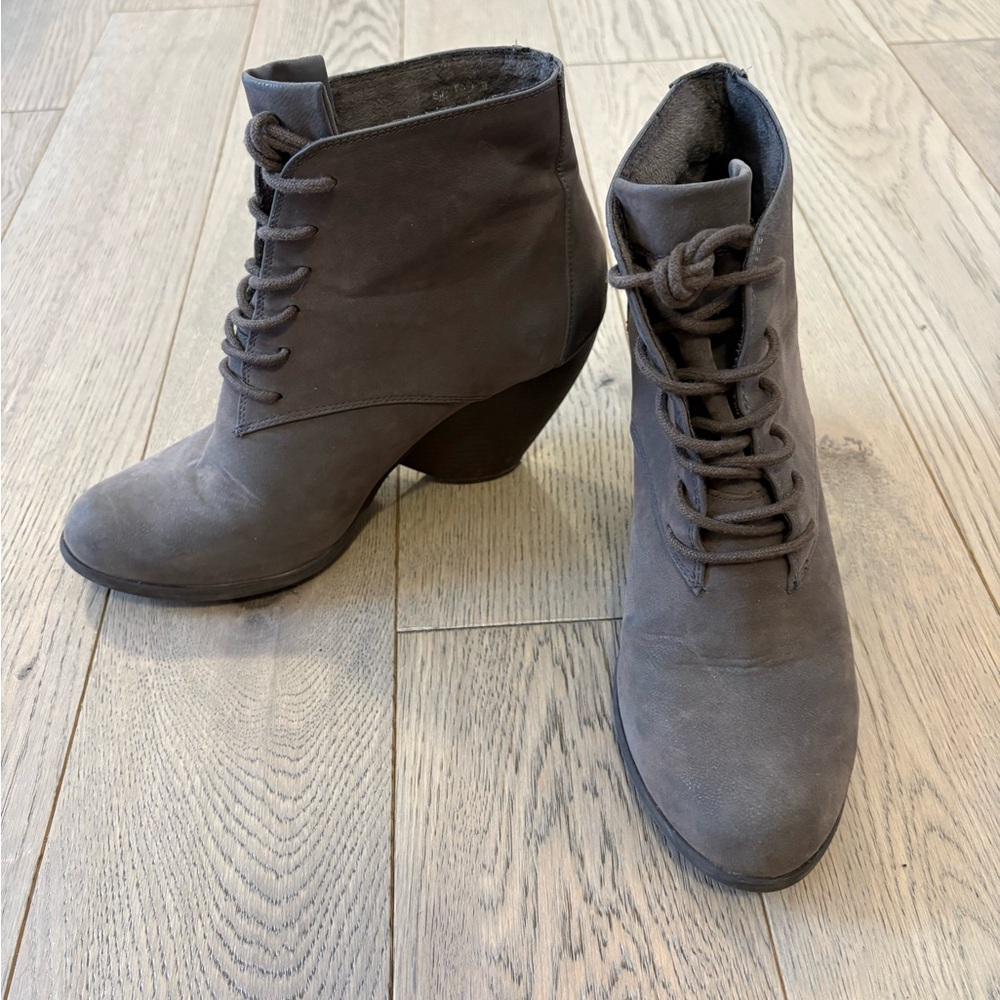 Blowfish Gray Ankle Booties - Picture 2 of 9